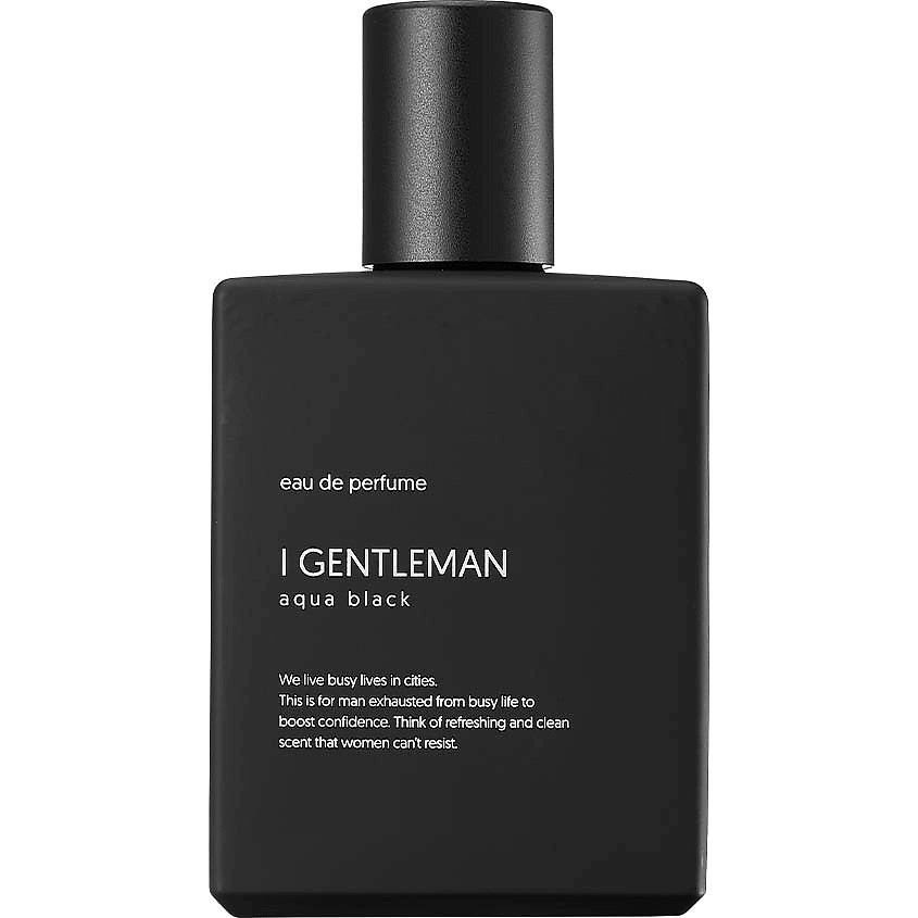 Изображение товара I GENTLEMAN Eau De Perfume Aqua Black, Парфюмерная вода, спрей 50 мл