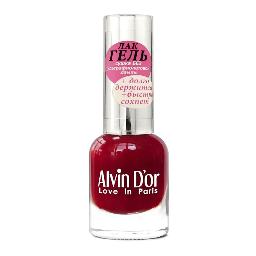 Изображение товара Лак для ногтей ALVIN D'OR ЛАК-ГЕЛЬ Ядовито-красный 353 рублей
