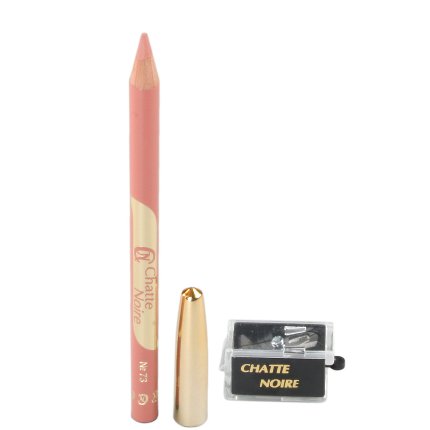 Изображение товара CHATTE NOIRE Набор Карандаш для губ & Точилка для карандаша, тон 406 карамельно - бежевый, 1 цвет