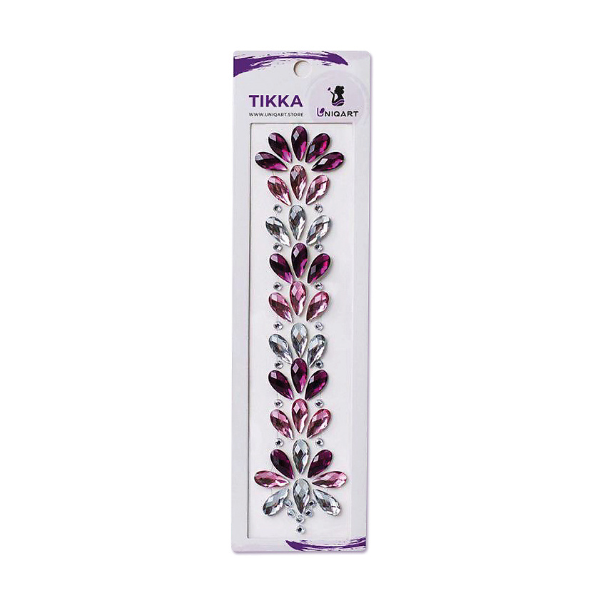 Изображение товара UNIQART Тика для волос UNIQART "Благородное серебро", цвет: Розовый