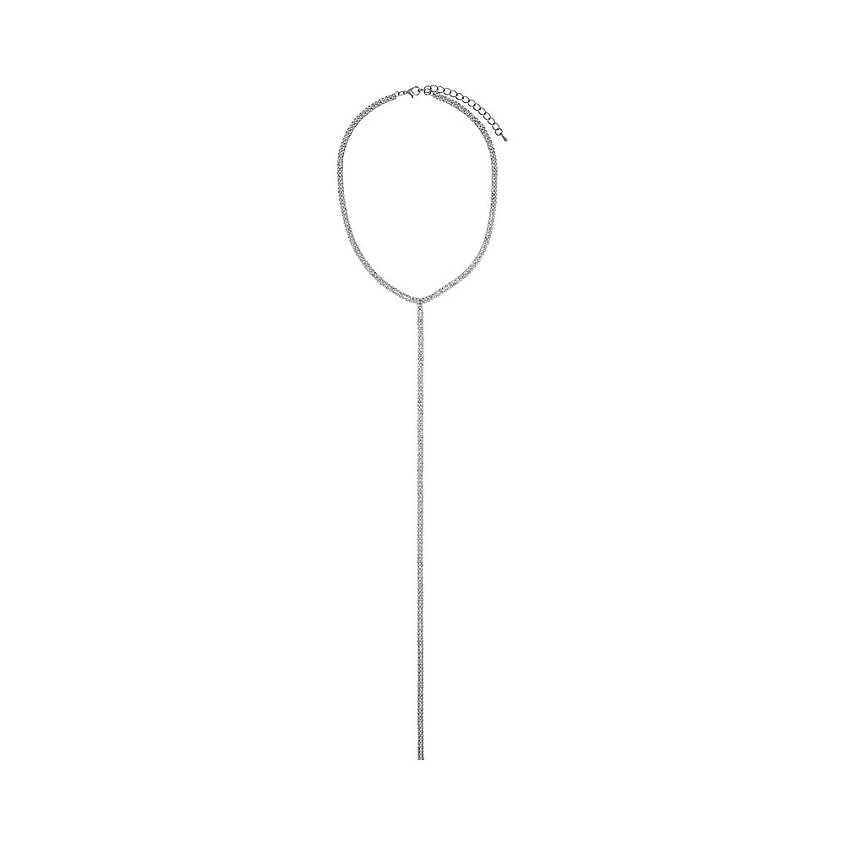 Изображение товара UVI JEWELLERY Колье галстук с прозрачными кристаллами регулируемое