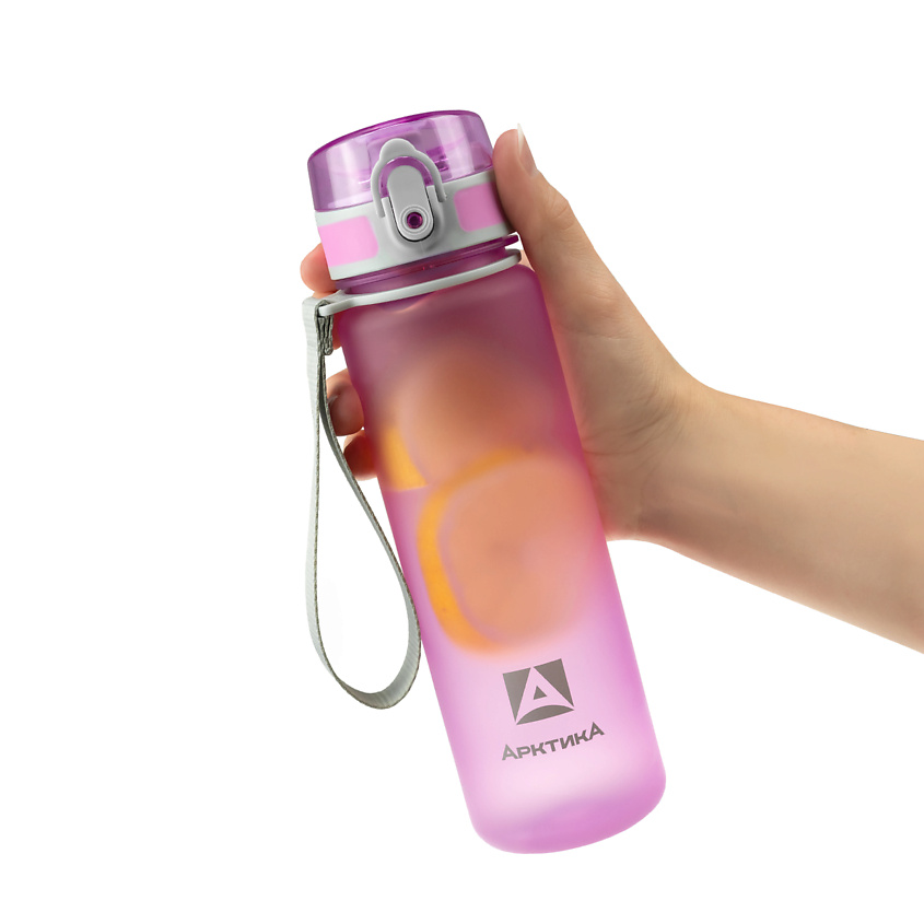 Изображение товара Бутылка для воды Арктика 0.5 л тритан с ситечком и ремешком
