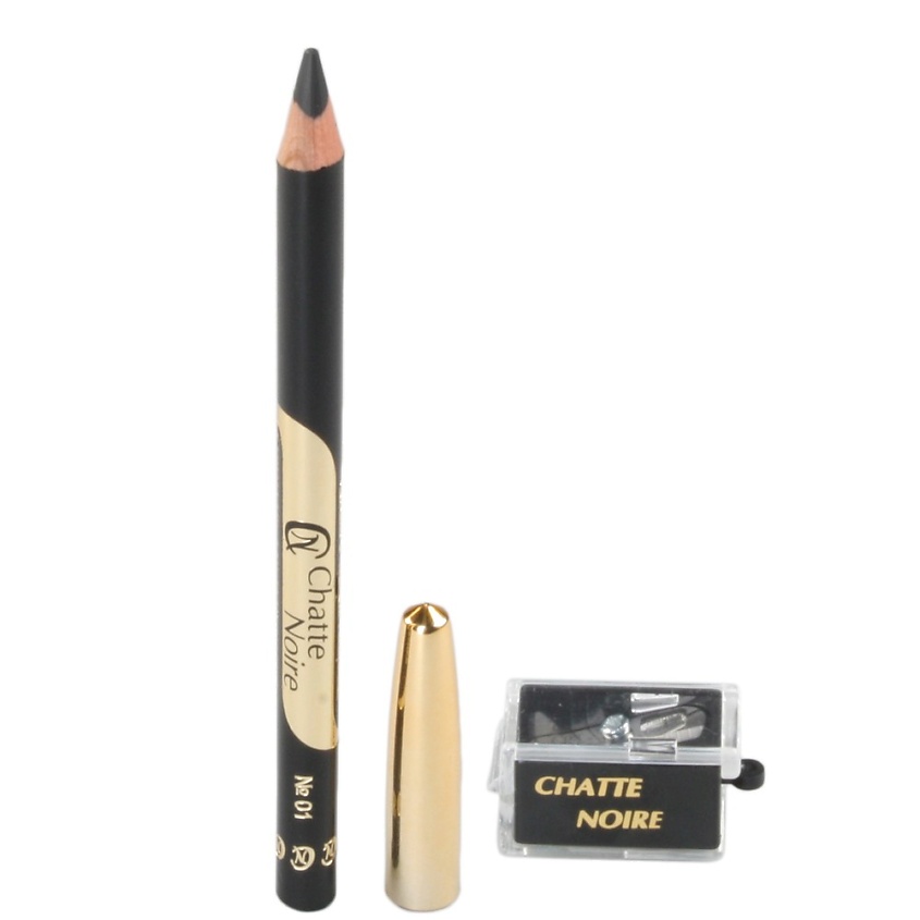 Изображение товара Набор карандаш для глаз и точилка CHATTE NOIRE тон 420 черный 1 цвет