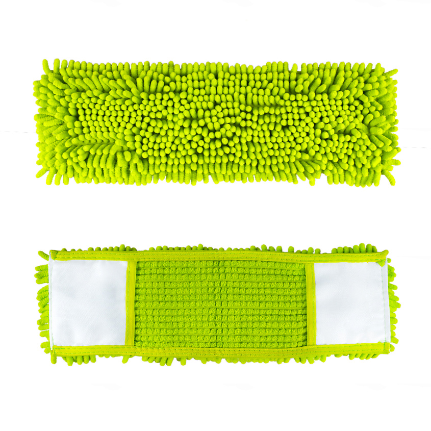 Изображение товара MASTER FRESH Насадка для швабры-флеттер, микрофибра с длинным ворсом, цвет: Зеленый, 1 шт
