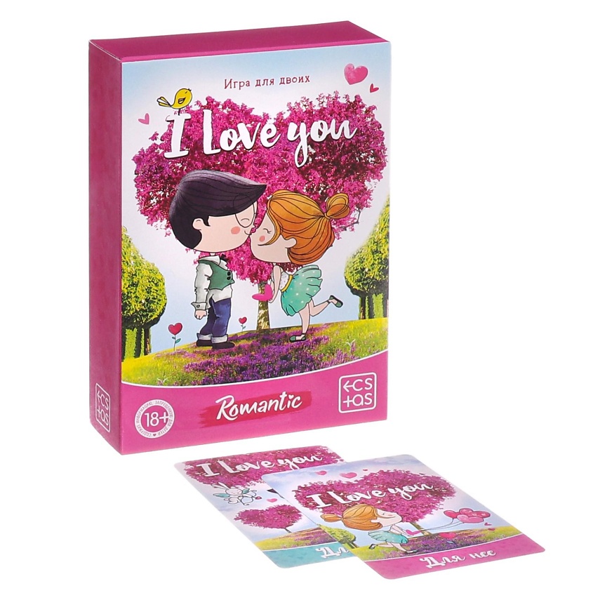 Изображение товара ECSTAS Игра для двоих I love you 3 в 1, 1 шт.