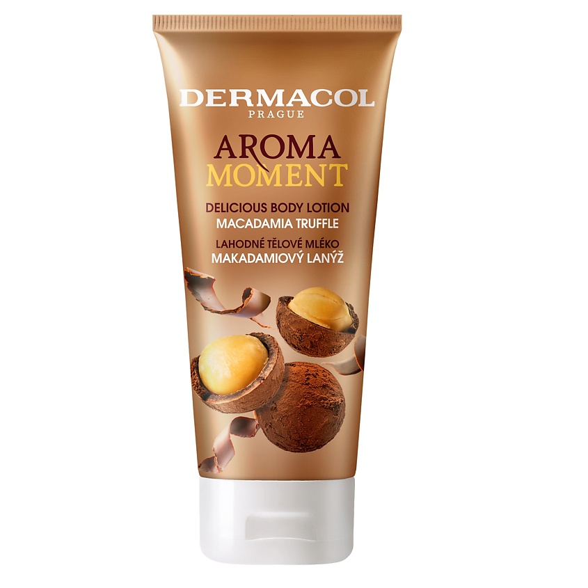 Изображение товара DERMACOL Молочко для тела AROMA MOMENT, с ароматом макадамский трюфель, 1 шт. 200мл.
