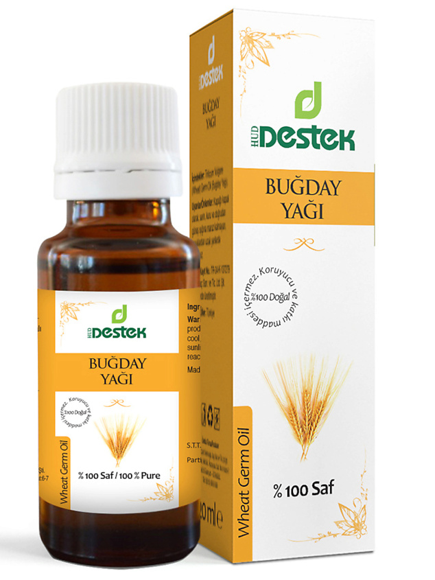 Изображение товара DESTEK Масло зародышей пшеницы для лица, тела, увлажнение, питание, 20 мл