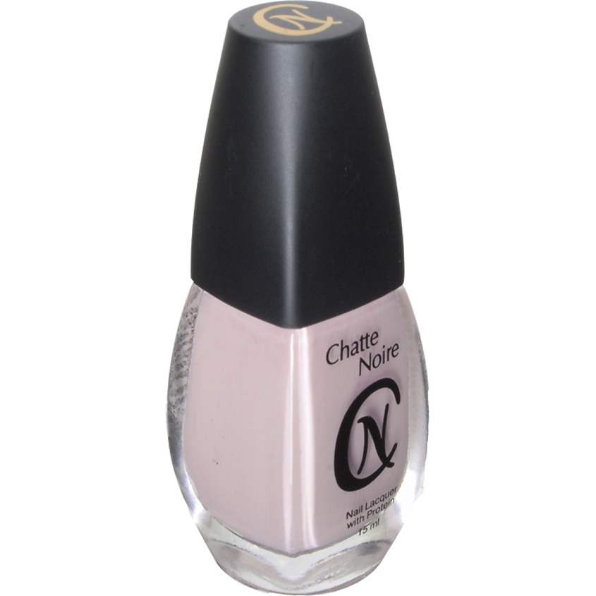 Изображение товара CHATTE NOIRE Эмаль для ногтей светло-коричный-сиреневый 036 15 мл быстро сохнущий безопасный