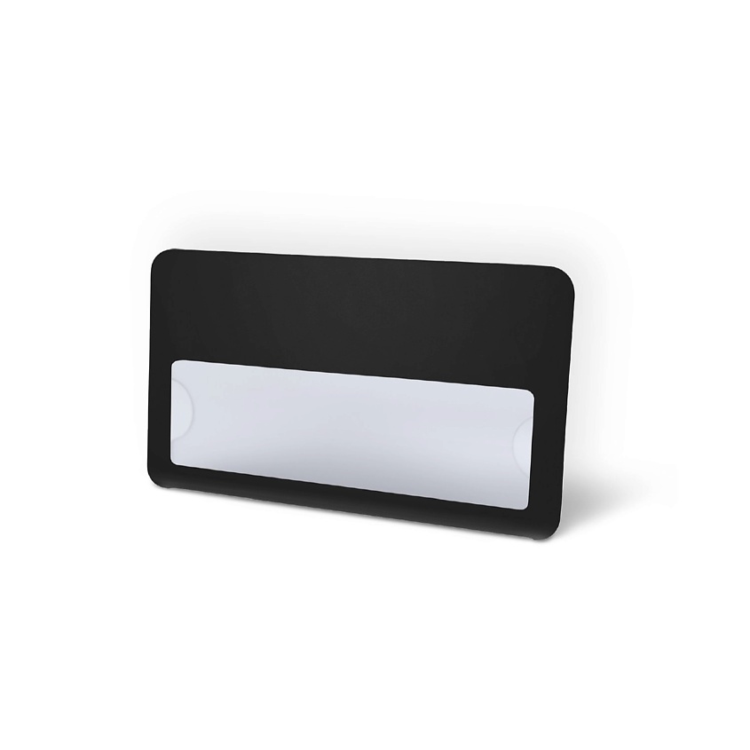 Изображение товара Пластиковый бейдж с окном на магните 70х40 мм FLEXPOCKET черный