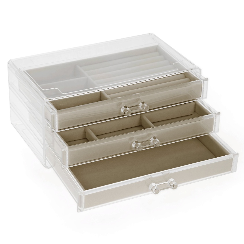 Изображение товара DENEZO Шкатулка для украшений "Bella", Бежевый