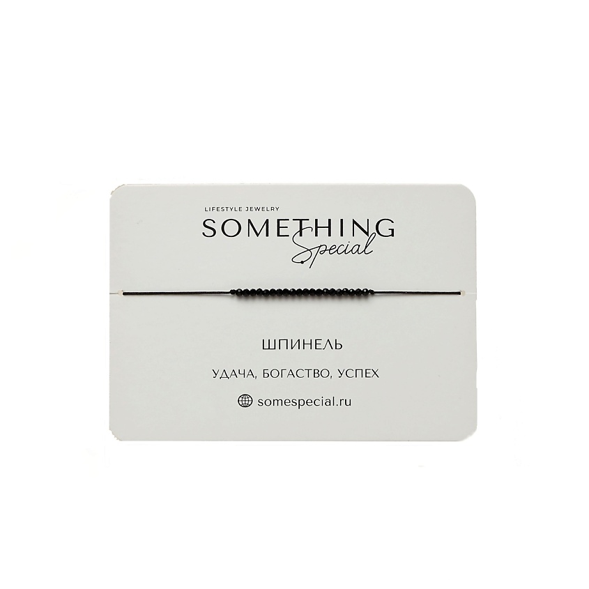 Изображение товара Женский регулируемый браслет с натуральной шпинелью и гематитом LifeStyle