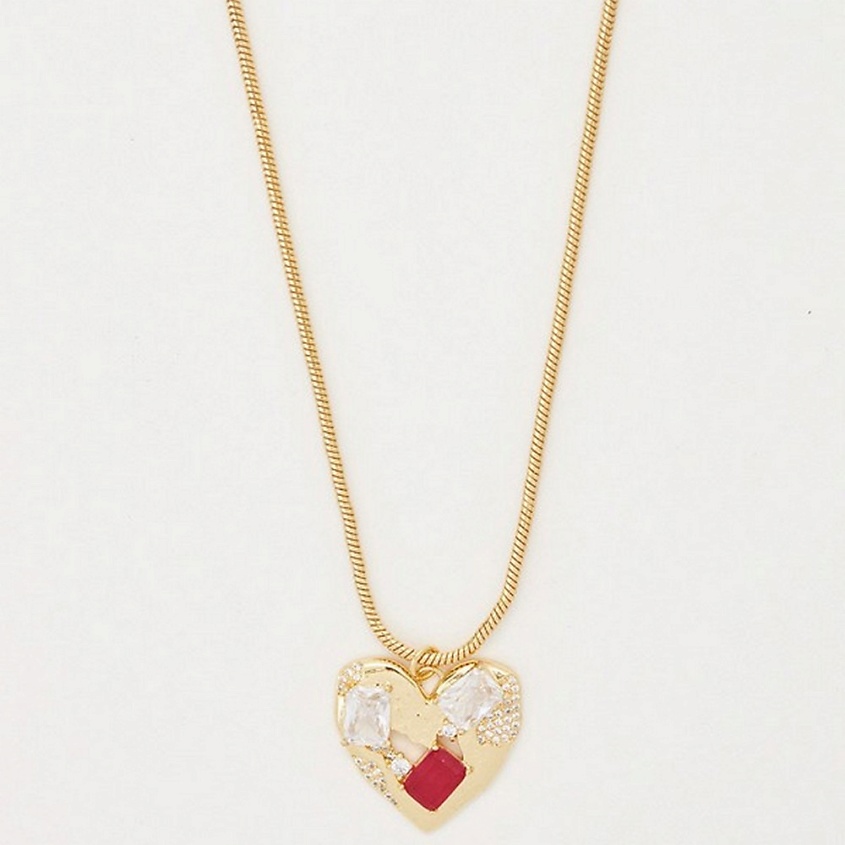 Изображение товара Колье SNOW QUEEN из бижутерного сплава золотого цвета PABUR для женщин