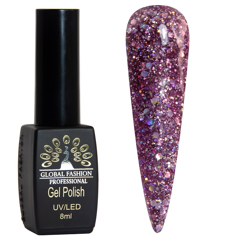 Изображение товара Гель-лак BLACK ELITE 001 GLOBAL FASHION профессиональный для ногтей