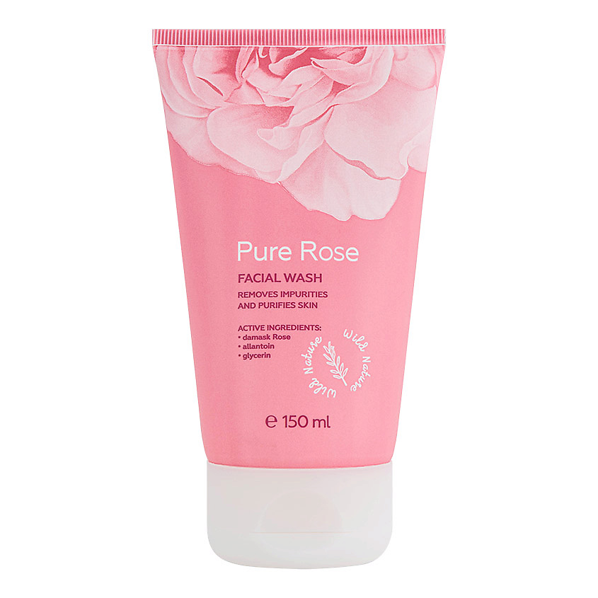 Изображение товара WILD NATURE Гель для умывания Pure Rose Facial Wash, 150 мл
