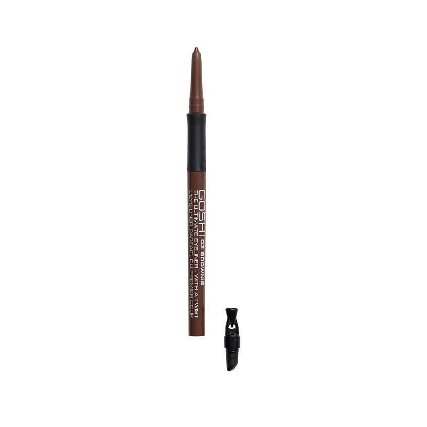 Изображение товара GOSH Карандаш для глаз автоматический The Ultimate Eyeliner - with a twist, 03 Brownie, 0,35 г
