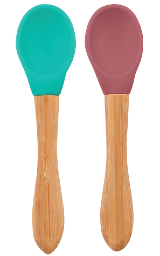 Изображение товара MINIKOIOI Scoops Набор детских ложек со съемной ручкой 0+, Зеленый