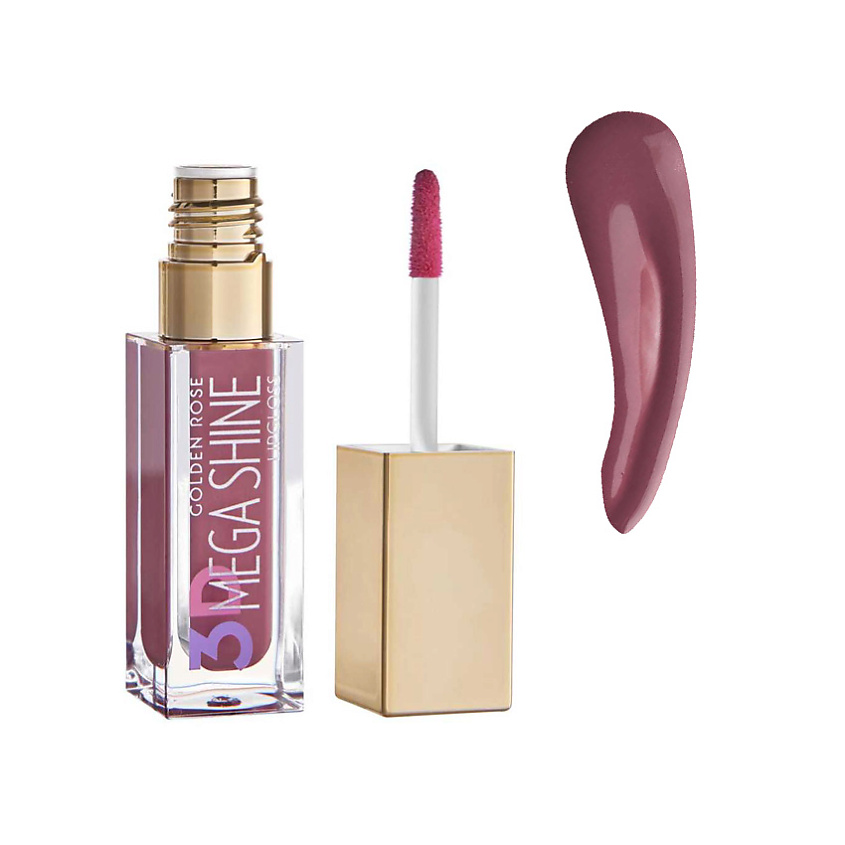 Изображение товара GOLDEN ROSE Блеск для губ 3D Mega Shine Lipgloss №108 Розовый античный