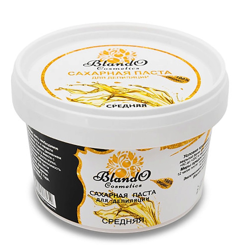Изображение товара Сахарная паста для шугаринга средняя 800 г Blando Cosmetics натуральная безопасная