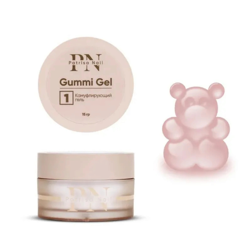 Изображение товара Гель для ногтей Gummi Gel №1 Камуфлирующий 15 мл Patrisa Nail