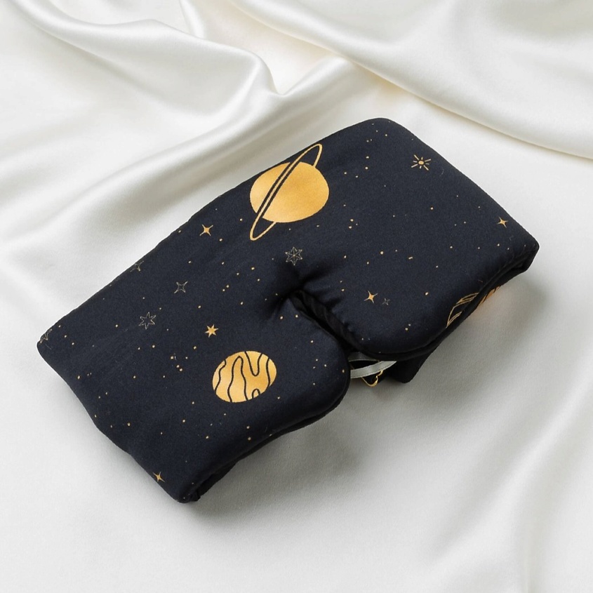 Изображение товара 8 HORAS OF SILK Шелковая макси-маска для сна Planets, цвет: Желтый