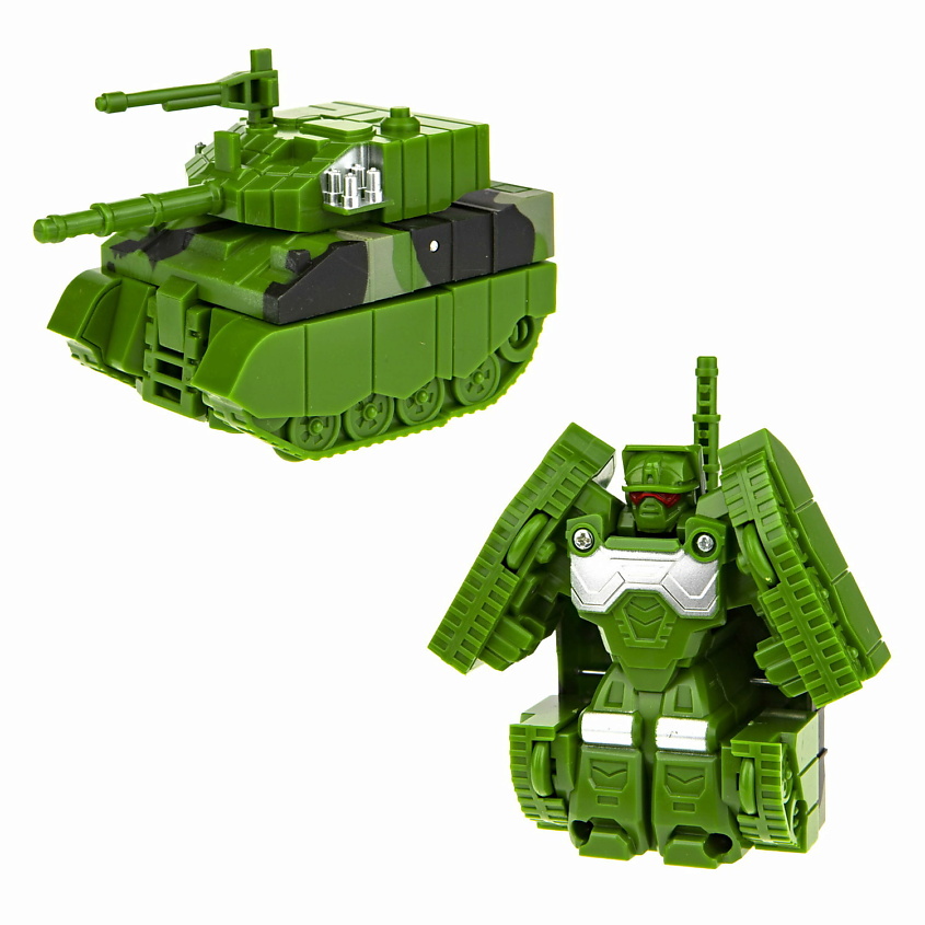 Изображение товара 1TOY Мой первый трансформер Военная серия, цвет: зеленый