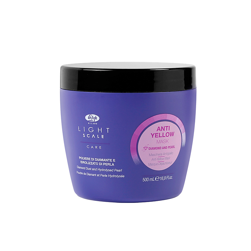 Изображение товара LISAP Маска для осветленных, мелированных и седых волос, 500 мл