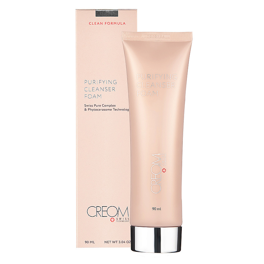 Изображение товара CREOM Очищающая крем-пенка для умывания Purifying Cleanser Foam, 90 мл