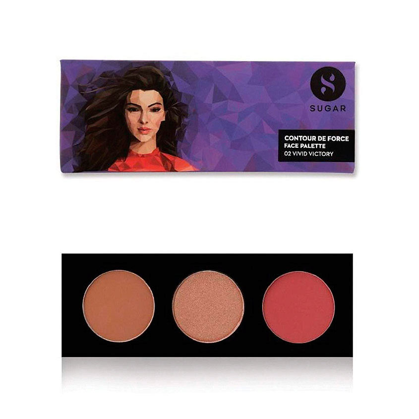 Изображение товара Палетка для макияжа Contour De Force 02 Вивид Виктори SUGAR 12 г