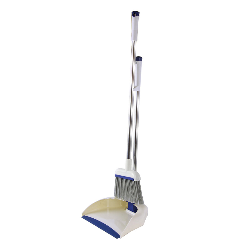 Изображение товара Совок и щетка-сметка на длинных рукоятках LAIMA для уборки дома и улицы