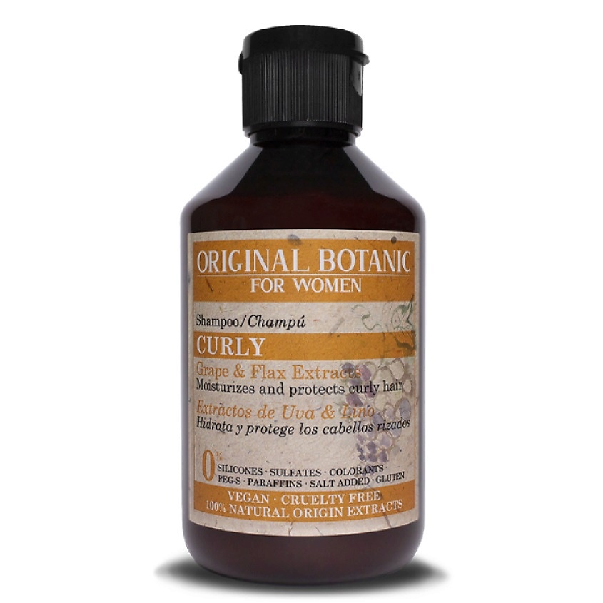 Изображение товара ORIGINAL BOTANIC Шампунь для вьющихся волос Curly Shampoo, 250 мл