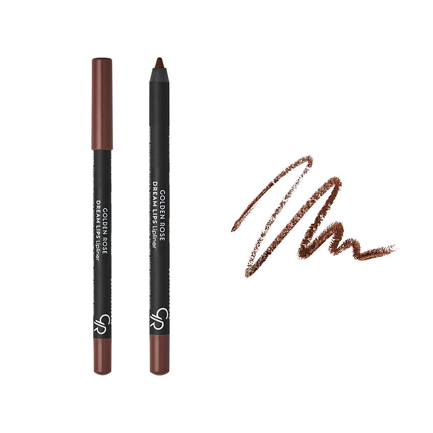 Изображение товара GOLDEN ROSE Карандаш DREAM LIPS №518 для губ насыщенный стойкий цвет