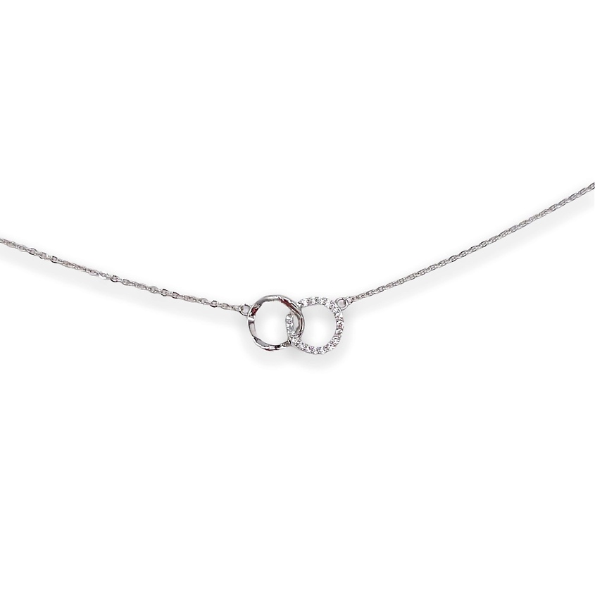 Изображение товара FOROSTINA.K Колье Бесконечность, цвет: Серебряный