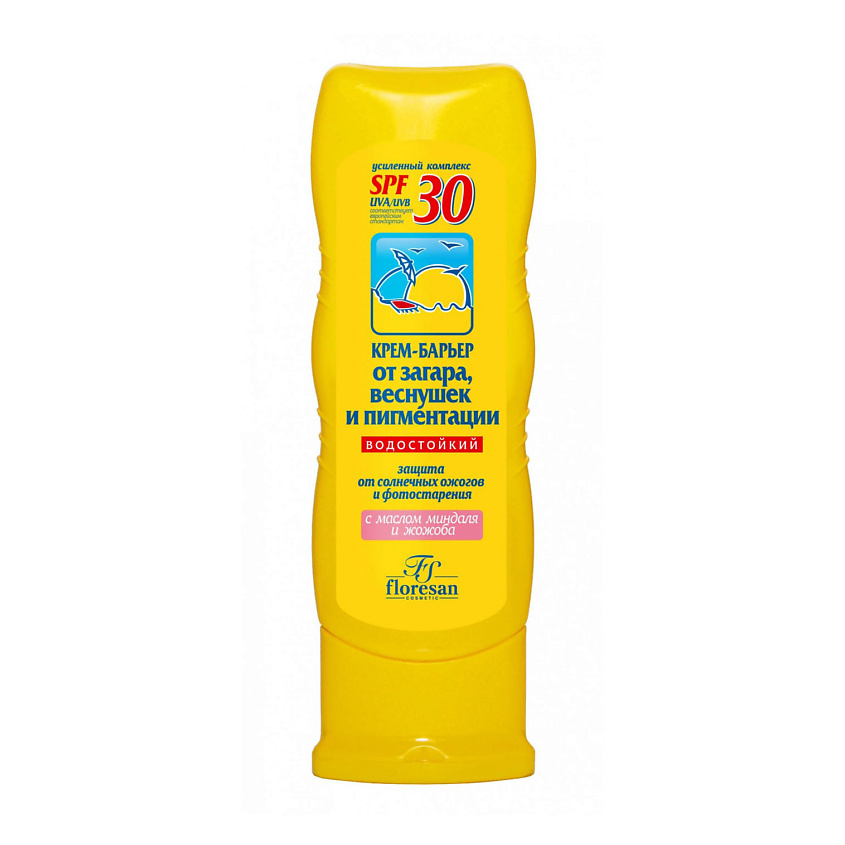 Изображение товара FLORESAN Крем-барьер от загара,веснушек,пигментации, 125 мл