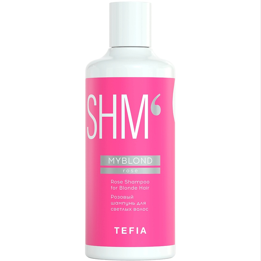 Изображение товара TEFIA Розовый шампунь для светлых волос MYBLOND, Нежно-розовый, 300 мл