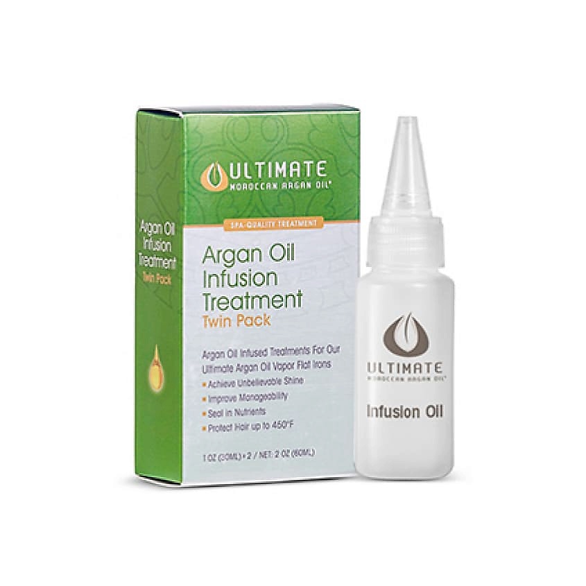 Изображение товара ULTIMATE MOROCCAN ARGAN OIL Сыворотка для восстановления волос с аргановым маслом Argan Oil Infusion Treatment, 2х30 мл