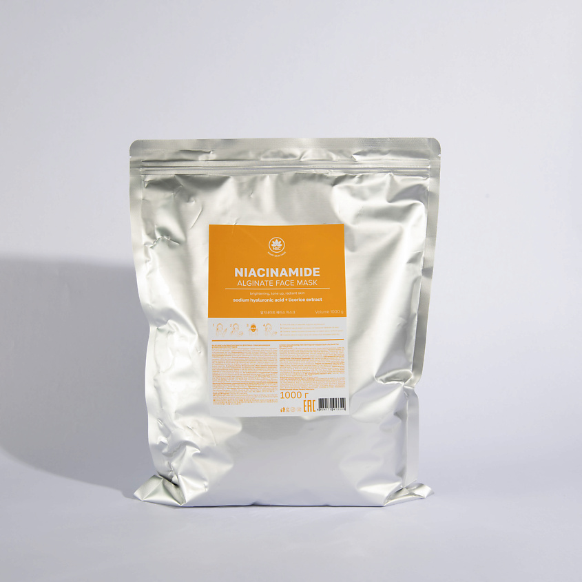 Изображение товара NAME SKIN CARE Альгинатная маска для лица с Ниацинамидом и Комплексом пептидов, 1000 г