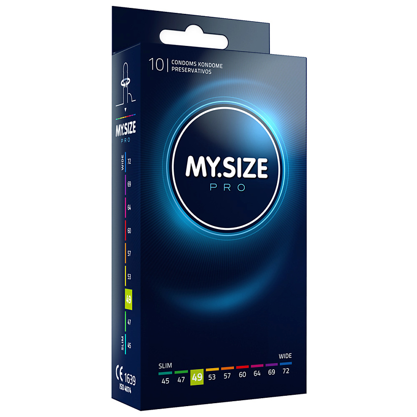 Изображение товара MYSIZE Презервативы ультратонкие, размер 49, 10 шт.