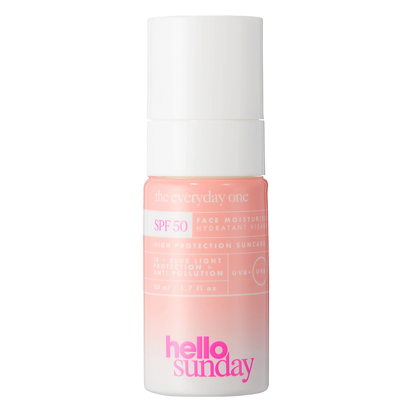 Изображение товара HELLO SUNDAY Крем для лица увлажняющий SPF 50 The Everyday One Face Moisturiser, 50 мл