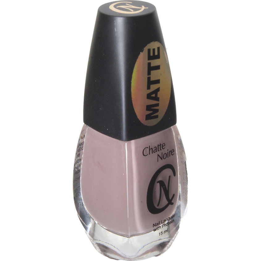 Изображение товара CHATTE NOIRE Лак для ногтей Матовая эмаль, тон 832 светлый коричнево-сиреневый, 15 цвет