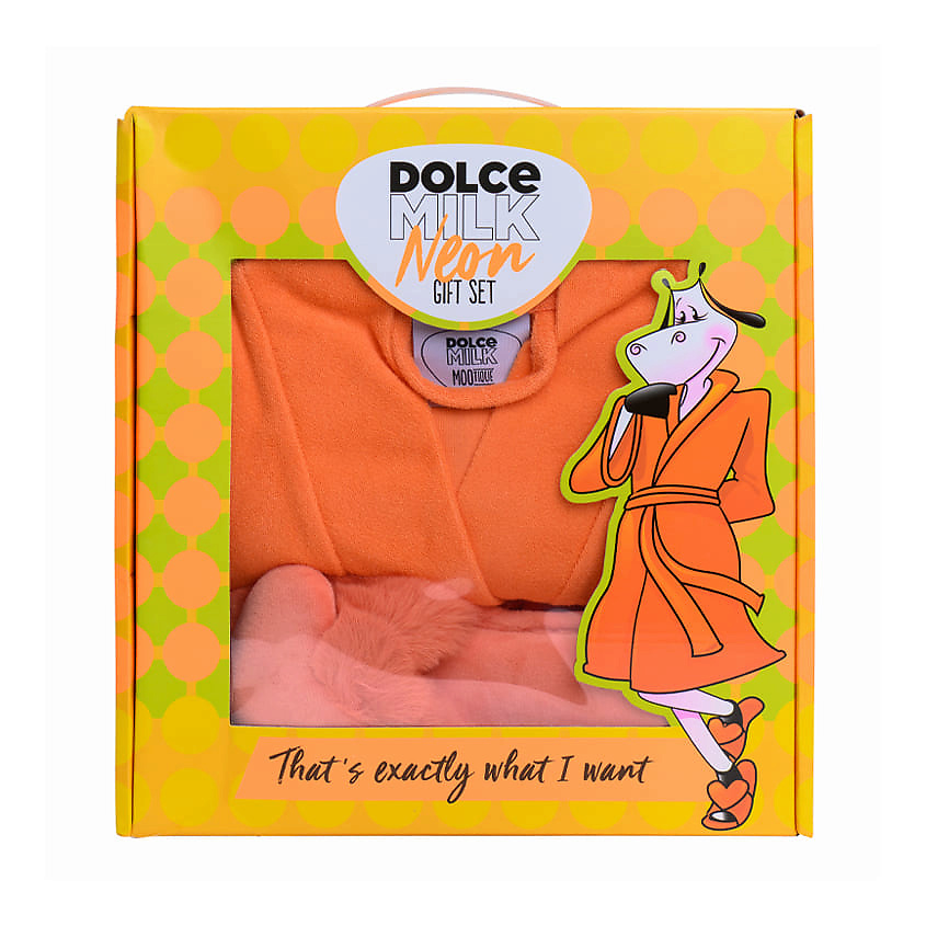 Изображение товара Набор DOLCE MILK: халат и тапочки для женщин