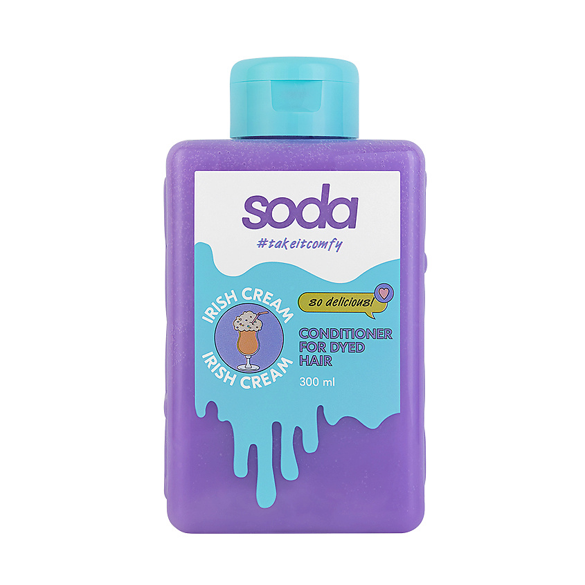 Изображение товара Кондиционер для окрашенных волос SODA IRISH CREAM 300 мл увлажнение блеск уход