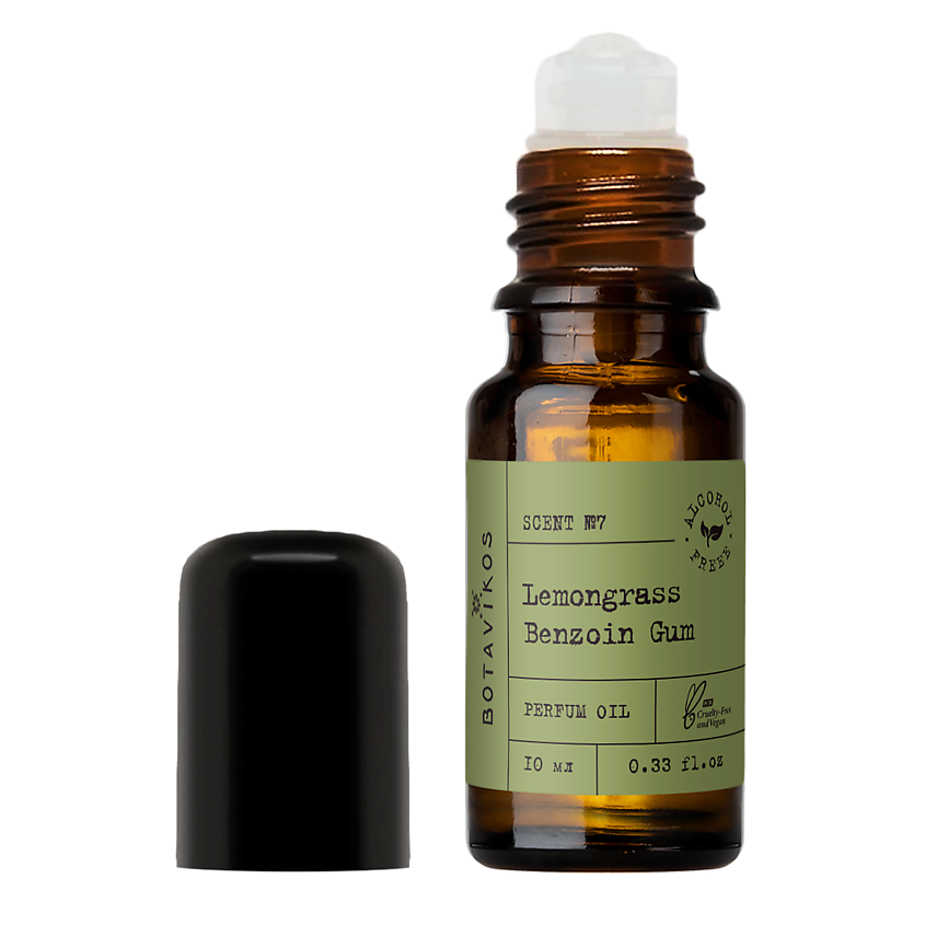 Изображение товара BOTAVIKOS Парфюмированное масло "Лемонграсс-бензойная смола", 10 мл