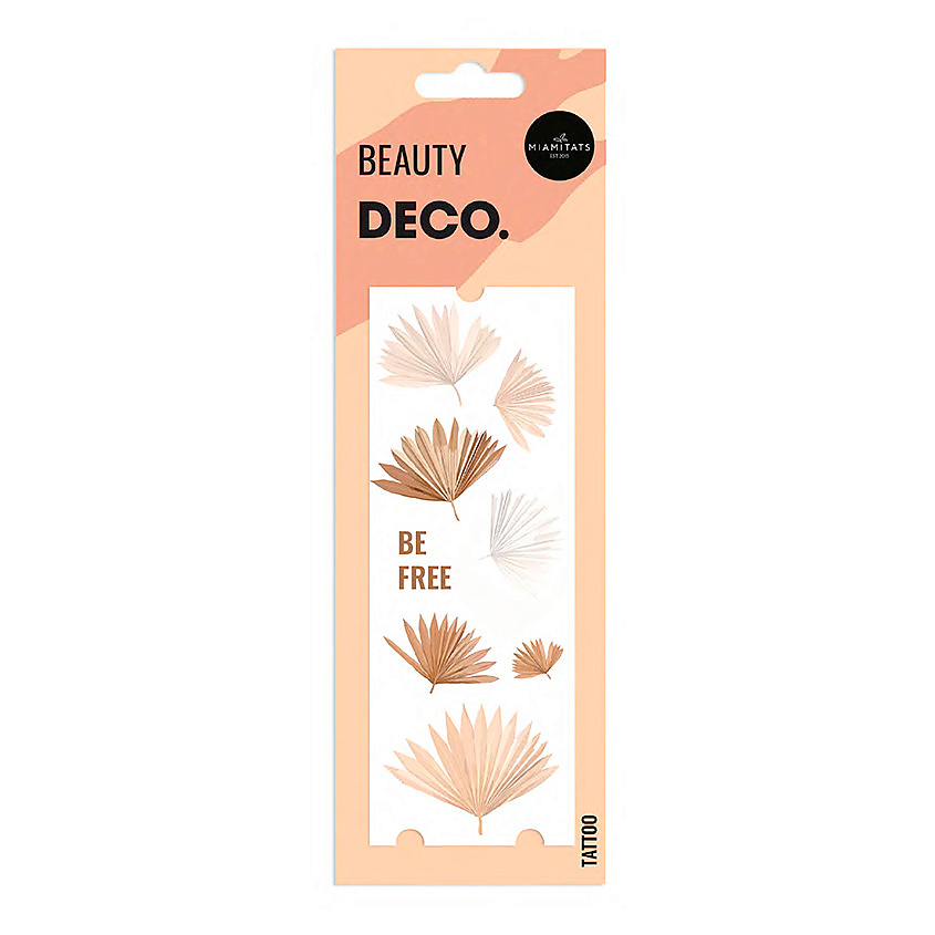 Изображение товара DECO. Татуировка для тела INSPIRATION by Miami tattoos переводная Be free, 1 шт
