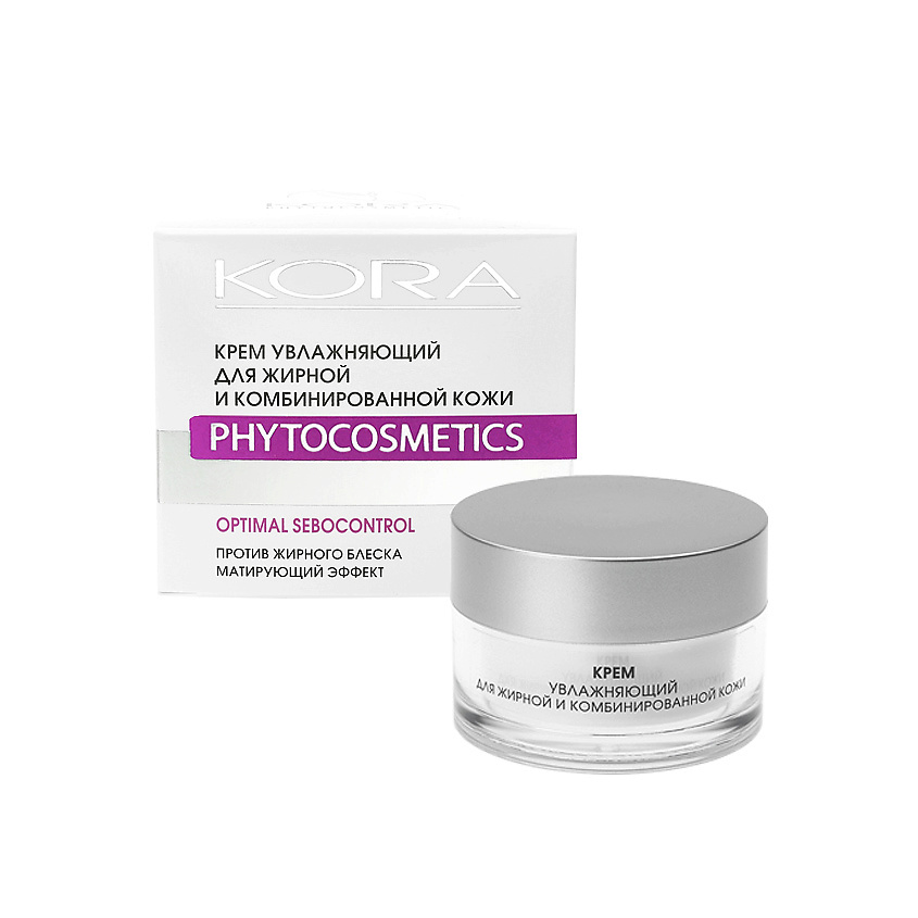 Изображение товара KORA Крем увлажняющий для жирной и комбинированной кожи, 50 мл