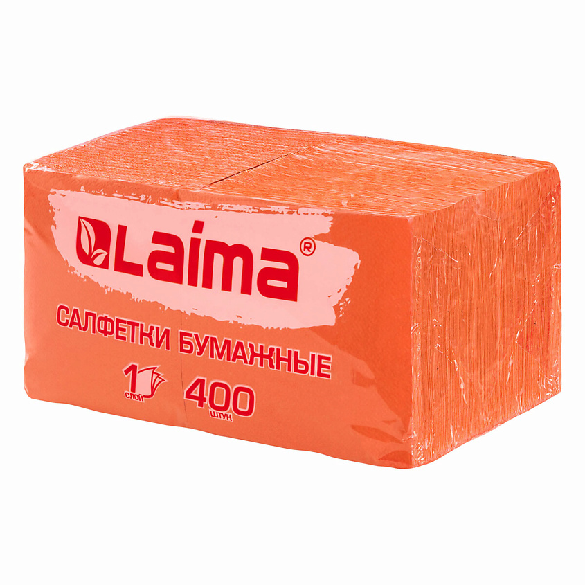 Изображение товара Бумажные салфетки LAIMA Big Pack 400 шт 24х24 см для офиса и дома