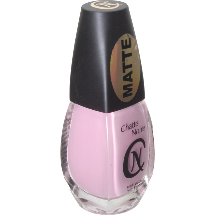 Изображение товара CHATTE NOIRE Лак для ногтей матовая эмаль тон 834 нежно-розовый 15 мл