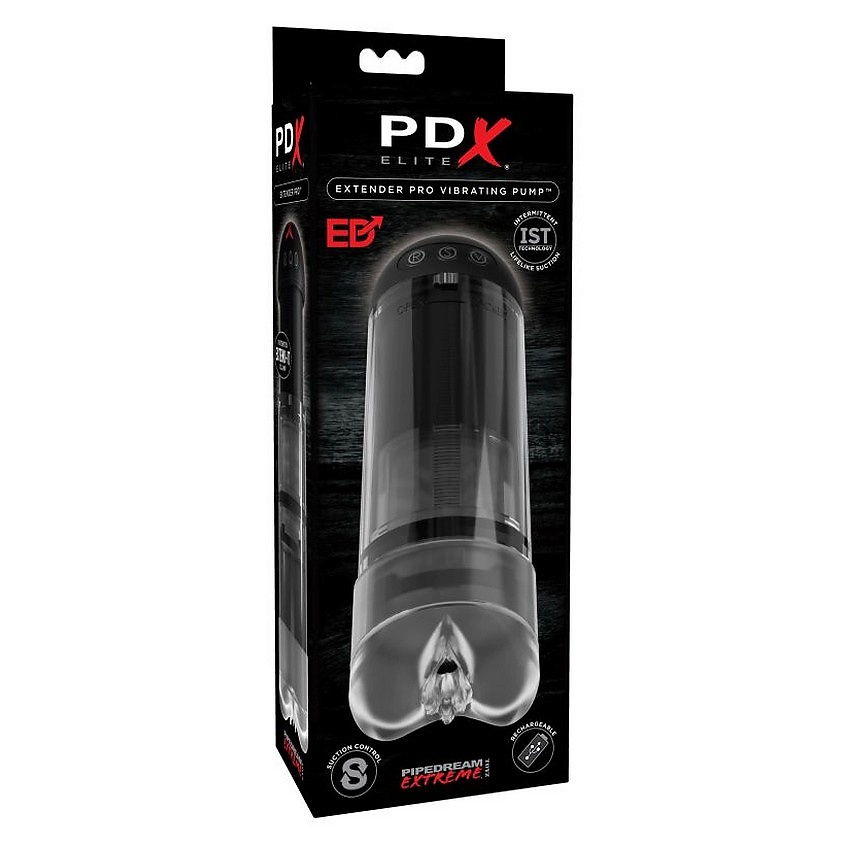 Изображение товара PipeDream PDX ELITE Extender Pro Vibrating Pump вакуумная вибропомпа