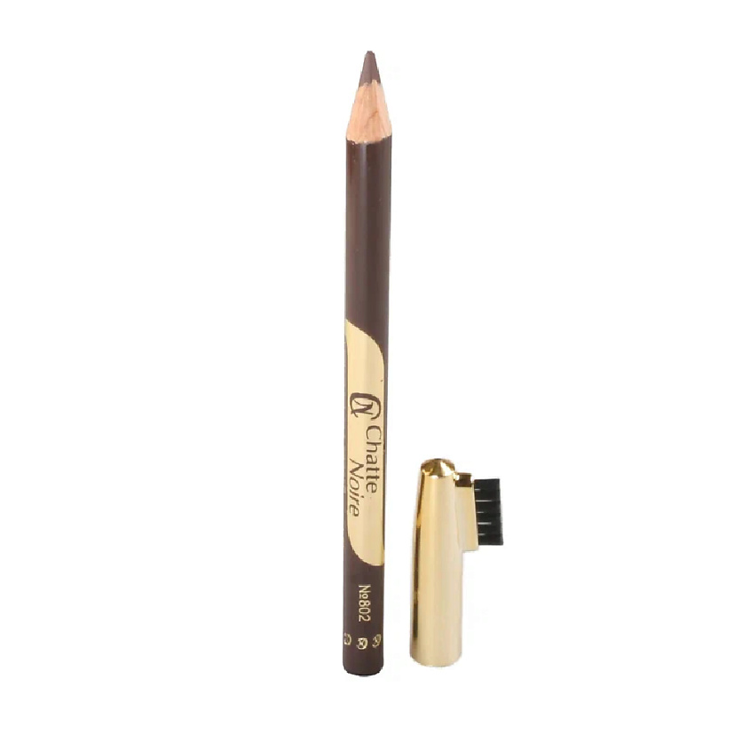 Изображение товара CHATTE NOIRE Карандаш для бровей, Темно-коричневый 802, 1 цвет
