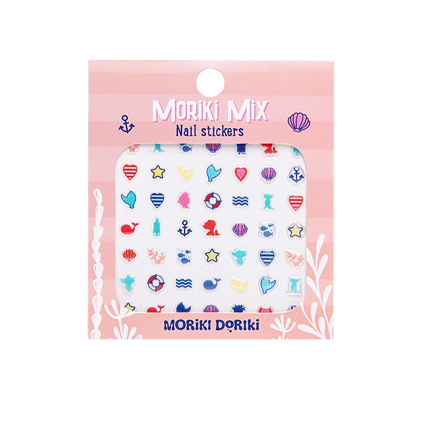 Изображение товара MORIKI DORIKI Наклейки на ногти Nail stickers MORIKI MIX, 1 шт.