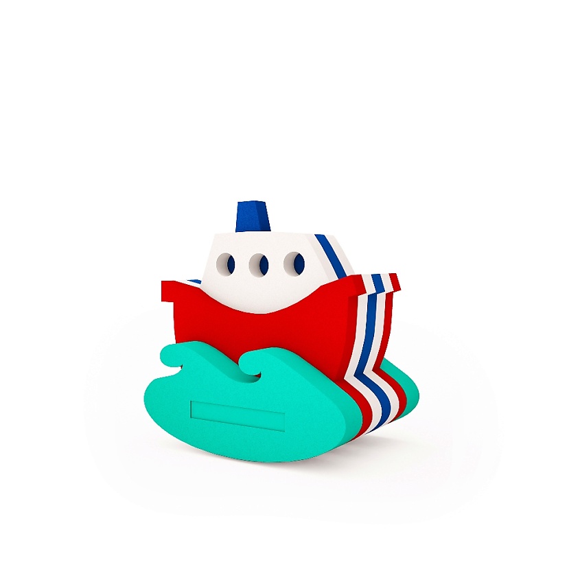 Изображение товара EL'BASCO Игрушка-конструктор для купания"Кораблик", 1 шт